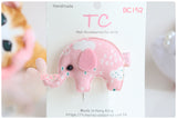 Elephant and Giraffe Baby Hair Clips (BC150-BC155)