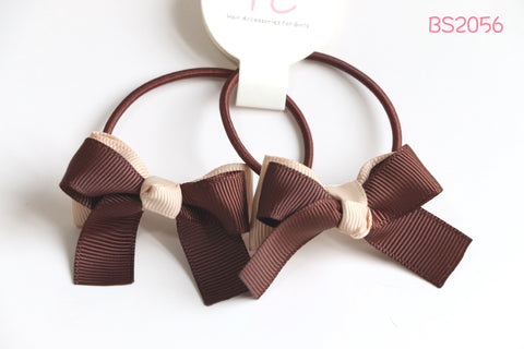 Brown School Hair Ties (BS2056)