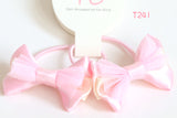 Symphony Bow Hair Ties (Pink/ Purple) (T241/ T204)