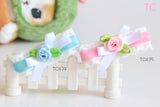 Velvet Hair Clips with Rose  (TC474-TC475)