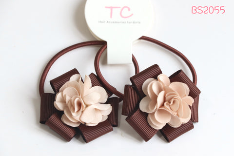 Brown School Hair Ties (BS2055)
