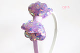 Lovely Sequin Headband(purple/pink/white) (Q215/Q216/Q217/Q218)