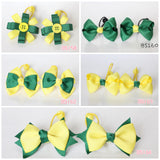 School Hair Ties in Yellow/ Forest Green/ Good Hope School (BS158-BS164)