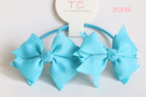 School Hair Ties in Sky Blue/ Maryknoll Convent School (BS838)