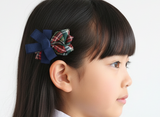 School Rose Hair Clips for St Paul's Convent School (one pair) (BS2122）