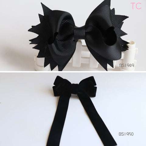 School Hair Accessories in Black (BS1949-BS1950)