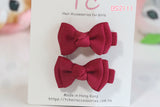 Classic Bow Hair Clips (Set of 2) (BS2111)