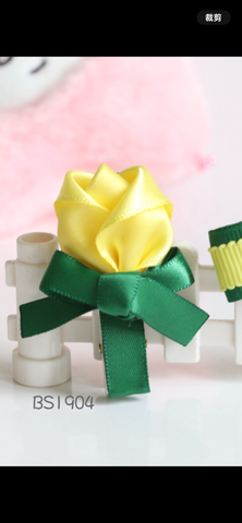 Hair Clips of Good Hope School / Yellow and Dark Green (BS1904-BS1905)