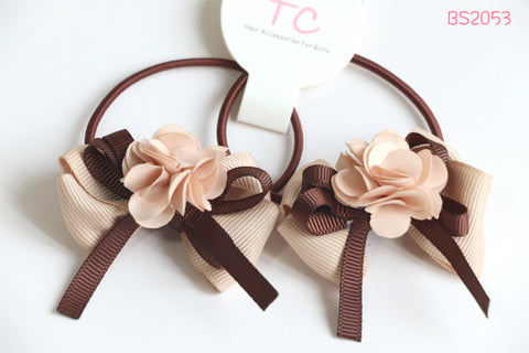 Brown School Hair Ties (BS2053)
