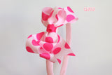Lovely Polka Dot Headbands (purple/ pink) (Q202/Q203)