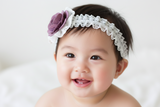 Purple Flower Baby Headband (BB152)