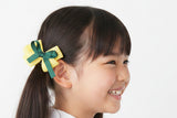 Classic Yellow and Forest Green Hair Ties for Good Hope School (BS2089)