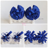 School Hair Accessories, Royal Blue/ DGJS (BS1775-BS1777)