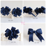 School Hair Accessories, Navy (BS1782-BS1785)