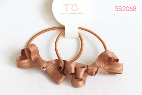 Brown School Hair Ties (BS2068)
