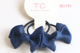Classic School Hair Ties in Navy (BS1737)