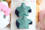 Glitter Stars School Hair Clips, Learning Habitat Kindergarten (BS1767)