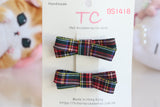 Elegant Gingham Hair Clips for St Paul's Convent School (BS1418)