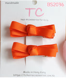 橙色学校发夹（港大同学会小学,嘉诺撒圣玛利学校 (BS2035-BS2037)