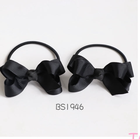 School Hair Ties in Black (BS1946-BS1948)