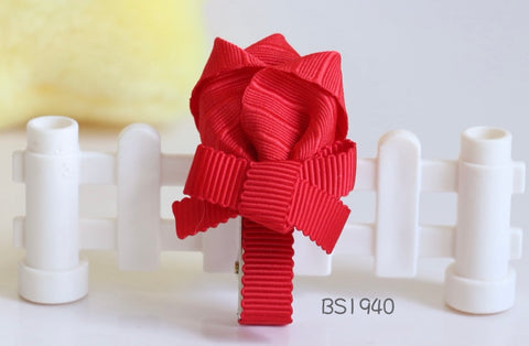 School Hair Clips in Red (BS1940-BS1941)