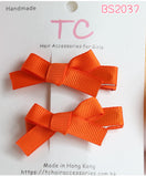 橙色学校发夹（港大同学会小学,嘉诺撒圣玛利学校 (BS2035-BS2037)