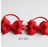 School Hair Accessories in Red (BS1942-BS1945)