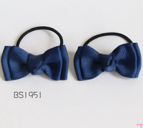 School Hair Ties in Navy (BS1951-BS1953)