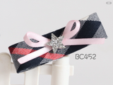 高贵牛仔布发夹（BC451-BC452)