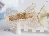 Elegant Gold Hair Bow Hair Clips (BC453-BC454)