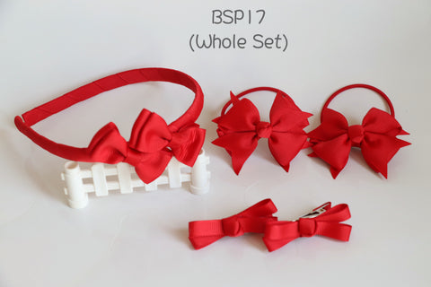 红色学校头饰套装（BSP17)