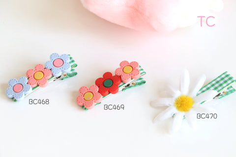 Lovely Flower Hair Clips (BC468-BC470)