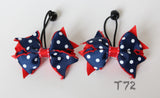 Hair Bow Hair Ties (available in multiple colors) (T186, T172, T110, T72, T45, T41, T29, T157, T136)