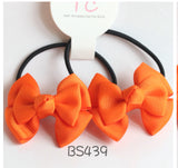 School Hair Ties in Orange, HKUGA Primary School/ St. Mary‘s Canossian School (BS437-BS440)