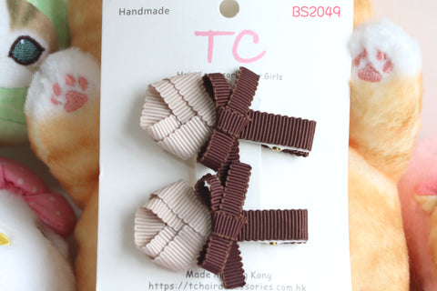 Brown School Hair Clip (BS2049)