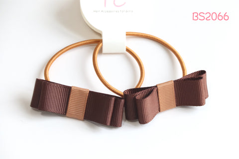 Brown School Hair Ties (BS2066)