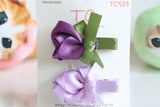 Elegant Rose Hair Clips Set(Pink/ Purple/ Gold+Silver) (one pair)(TC536/ TC523/ TC517)