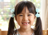 Light Green Tulle Glitter Star Hair Ties (T193)