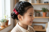 School Hair Accessories, Burgundy (BS1358-BS1361)
