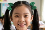 School Hair Ties in Forest Green/ Good Hope School (BS70)