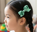 Colorful Gingham Baby Hair Clips (BC284-BC290)