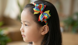 Rainbow Big Bow Headband (Q193)
