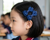 School Hair Accessories, Navy/ White (BS1147-BS1148)