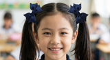 School Hair Accessories in Navy (BS456-BS459)