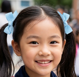 School Hair Accessories in Light Blue (BS1919-BS1922)