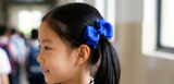 宝蓝色拔萃女小学发夹 (BS1126-BS1127)