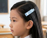 School Hair Clips in Light Blue (BS1751-BS1754)