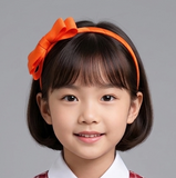 School Hair Accessories, HKUGA Primary School/ St. Mary‘s Canossian School/ Orange (BS1633-BS1634)