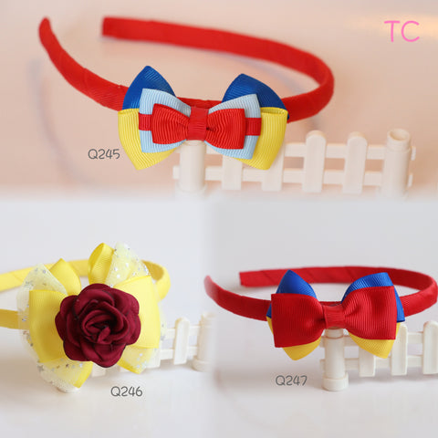 Snow White and Belle  Headbands (Q245-Q247)