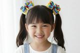 Lovely Rainbow Korker Hair Ties（T156)